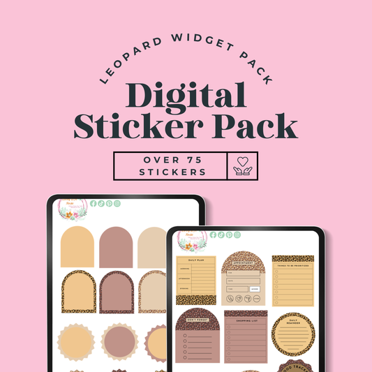 Leopard Widget Stickers